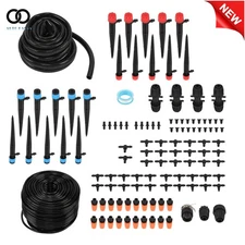 226ft Drip Irrigation System Garden Plant Self Watering Hose Micro Sprinkler Kit