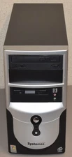 Systemax Retro Gaming PC Foxconn 651M03-G-6L Celeron 2.8GHz 2GB 3.5" Floppy AGP