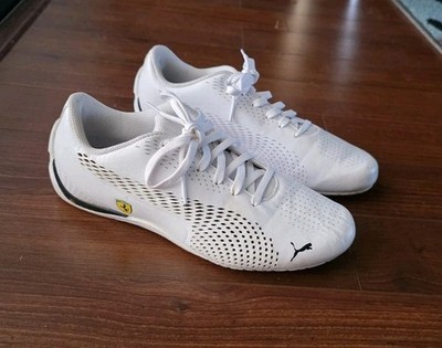 PUMA Scuderia Ferrari Drift Cat 5 Ultra II White Sneakers Women's 6