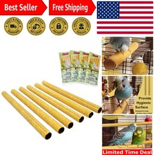 24-Pack Sanded Perch Covers for Parakeets  Small Birds - Easy to Install
