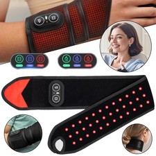 4 In 1 Wrist Heating Pad Wrap, Heated Wrist Foot Brace w/Vibration Hand Massager