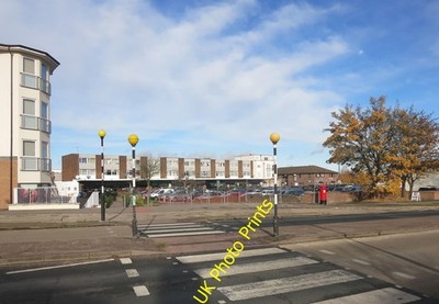 Foto 6x4 Überfahrt zu den Geschäften Aylesbury Fußgängerüberweg über Cambor c2016