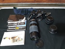 Olympus Om-4 Camera With Lenses