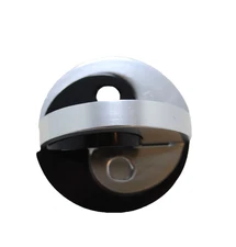 Yin and Yang Bits and Pieces Brainteaser Puzzle in Box Metal Silver and Black