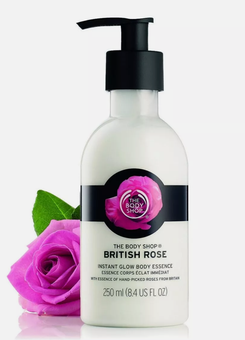 The Body Shop British Rose Instant Glow Body Essence 250ml