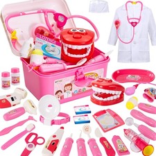 Kinder Arztkoffer 3 in 1 Spielset mit Licht Ton Rollenspiel Geschenk ab 3 Jahre