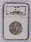 1945 Walking Liberty Half Dollar 50C NGC MS 64