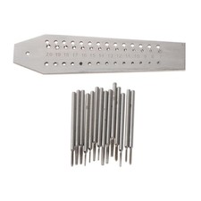 Screw Tap Die Plate with 14 Taps & Dies Micro Mini Set Watchmakers Jeweller tool