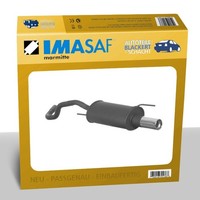 Imasaf Auspuff Sportauspuff für VW Polo (6N) 1.0-1.4 + 16V/1.6 33-55KW 1X76Mm