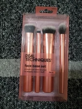 Real Techniques Face Base Makeup Brush Kit - 4pc