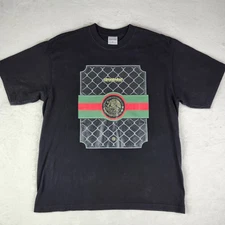 Streetwise Clothing T-Shirt Mens XL Eagle Snake Black Short Sleeve Graphic Tee 