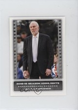 2019 Panini Sticker & Card Collection Album Stickers Gregg Popovich #3 HOF yf0
