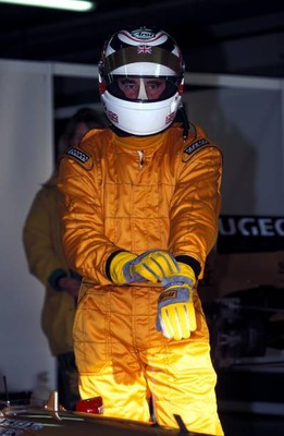 Nigel Mansell during test Jordan team Formula One Testing Barc- 1996 Old Photo