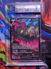 2022 Pokemon Trainer Gallery Astral Radiance GALARIAN MOLTRES V #TG20 - BGS 9