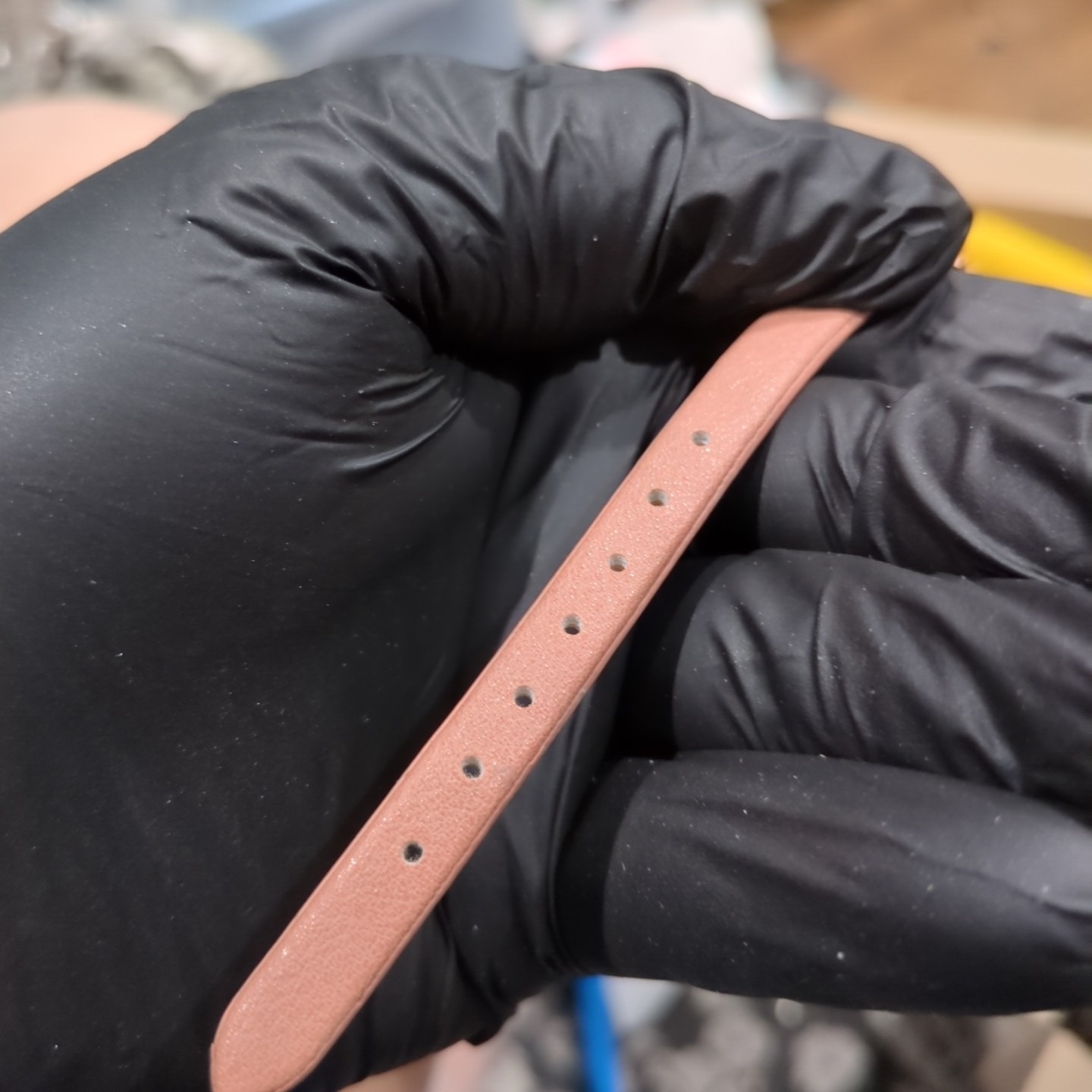 Working Womens Round Geometric Pattern Brown watc… - image 5