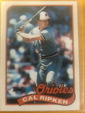 Cal Ripken Jr Topps Baltimore Orioles Vintage MLB Card Ungraded