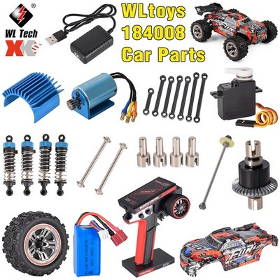 WLtoys XK 184008 1/18 RC Auto Ersatzteile Batterie Ladegerät Sender Ersatz