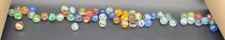 Lot Of 52 Vintage Swirl Cat Eye Glass Marbles Lot 2