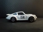 Vintage 1978 Matchbox Superfast 911 Turbo White Blue Interior Hinged Doors Good