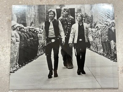 Vintage Star Wars ''Cine-Art UK'' Han/Chewbacca/Luke Foto 12,75'' x 10''