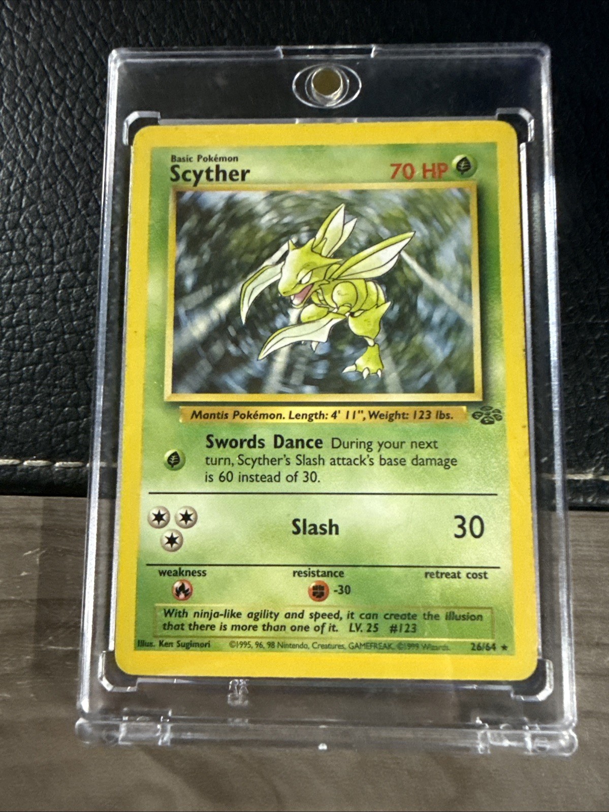 Pokémon Scyther TCG Unlimited 10/64 Jungle
