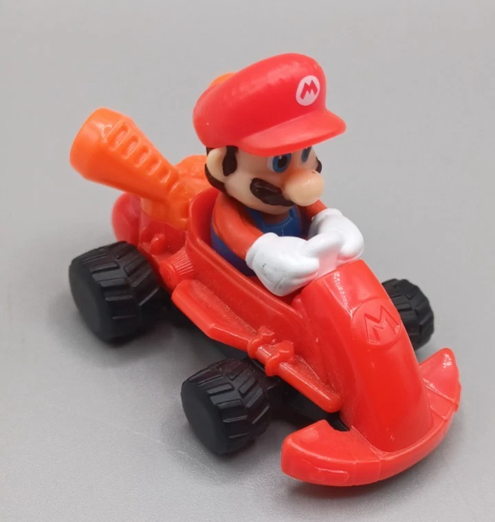 Lot of 2 Nintendo Mario Cart Plastic Toy Cars Cake Toppers - Image 4 of 4