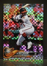 2018 Topps Chrome #3 Tim Beckham X-Fractor Baltimore Orioles
