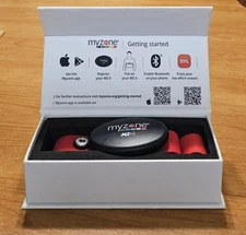 MyZone MZ-3 Physical Activity Heart Rate Monitor Belt Preowned In Box 