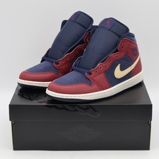 IO7449-600 Nike Air Jordan 1 Mid Team Red (uomo)