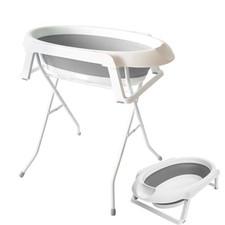 Portable Dog Washing Station - 34 Inch Height Foldable Dog Bath Tub for Pet