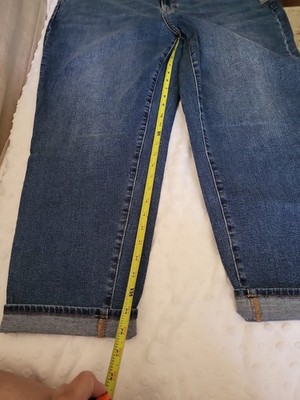 Talbots Everyday Relaxed Jean 18W Relaxed Leg Ankle Length Plus Size Denim NEW