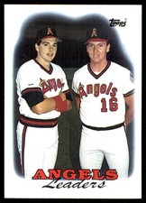 Angels Leaders 1988 Topps #381 Angels MLB READ FREE SHIPPING AutographDen