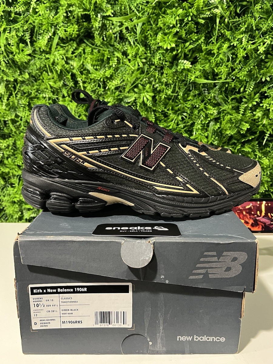NEW Kith x New Balance 1906R Black M1906RKS SIZE 10.5M OG NEW Kith x New Balance 1906R Black M1906RKS SIZE 10.5M OG