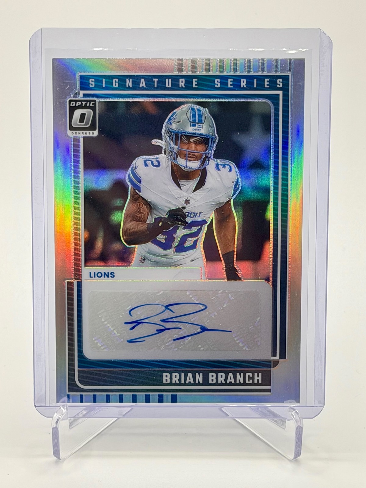 2025 Donruss Optic #SSH-BB Brian Branch Signature Series Holo