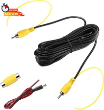 Greenyi Upgraded Double-Shielded (19.69FT / 6M), AV Video Extension Cable with Y