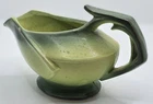 McCoy Pottery Art Deco Green Sugar Bowl Rare Made in USA MCM NO LID Vntge