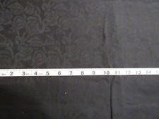 1 yd 100 Cotton Fabric Black Tone on Tone with Roses