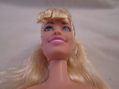 Nude Barbie The Movie Hybrid Doll Made to Move Body Margot Robbie Blonde  Bangs | eBay