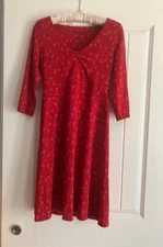 Women's Toad&Co Rosalinda Dress, Red EUC.  XS