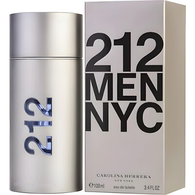 212 by Carolina Herrera Eau De Toilette Spray (New Packaging) 3.4 oz for Men