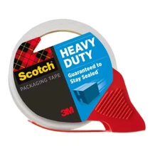 1.88 in. x 54.6 yds. Heavy Duty Shipping Packaging Tape with Dispenser