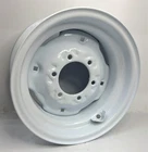 15 x 8  Wheel  Rim  6 Lug  Tractor   Ag   Farm   Implement    N15866 ag White