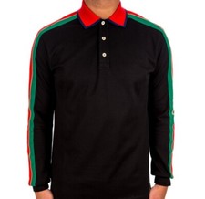 Gucci L/S Stretch Cotton Piquet Black/Multico...