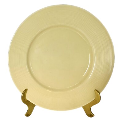 Lorena Garcia ELEMENTS SAND Embossed Concentric Rings Salad Dessert Plate NEW