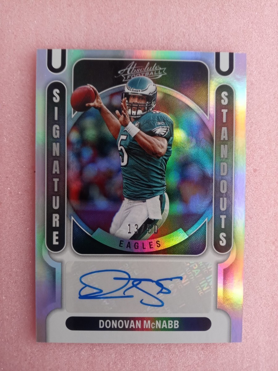2022 absolute signature standouts Donovan McNabb autograph 2022 absolute signature standouts Donovan McNabb autograph