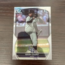 2023 Bowman Draft Bowman 1st Refractor Isaiah Coupet Rockies