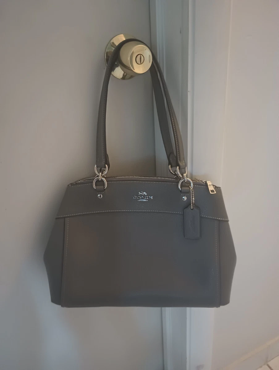 BROOKE CARRYALL COACH F31418 HEATHER GREY SILVERCOACH STYLE eBay