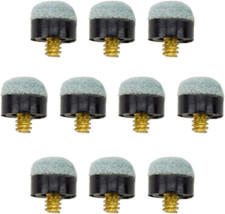 10 puntas de taco de billar de lat n atornillables  Tama o est ndar de 12 mm