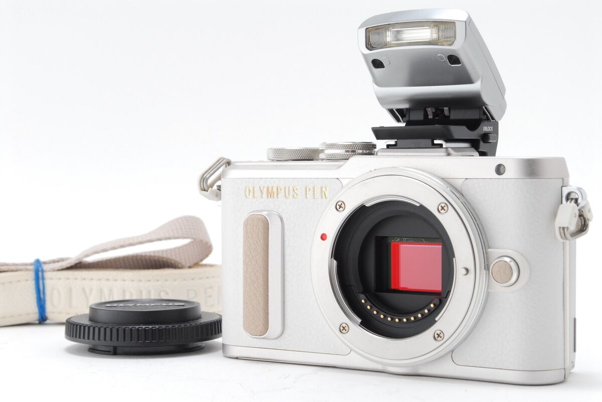 【Mint】Olympus PEN E-PL8 16.1MP Digital Camera - White Body Only From Japan  #2227