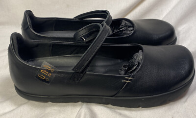 キャーズ(30ダース) New Kalso sz 5 DASH Earth Shoes Womens BLACK LEATHER Mary Jane